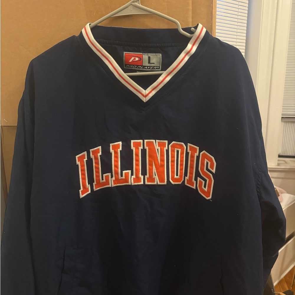 Pro Player Large University of Illinois Windbreaker